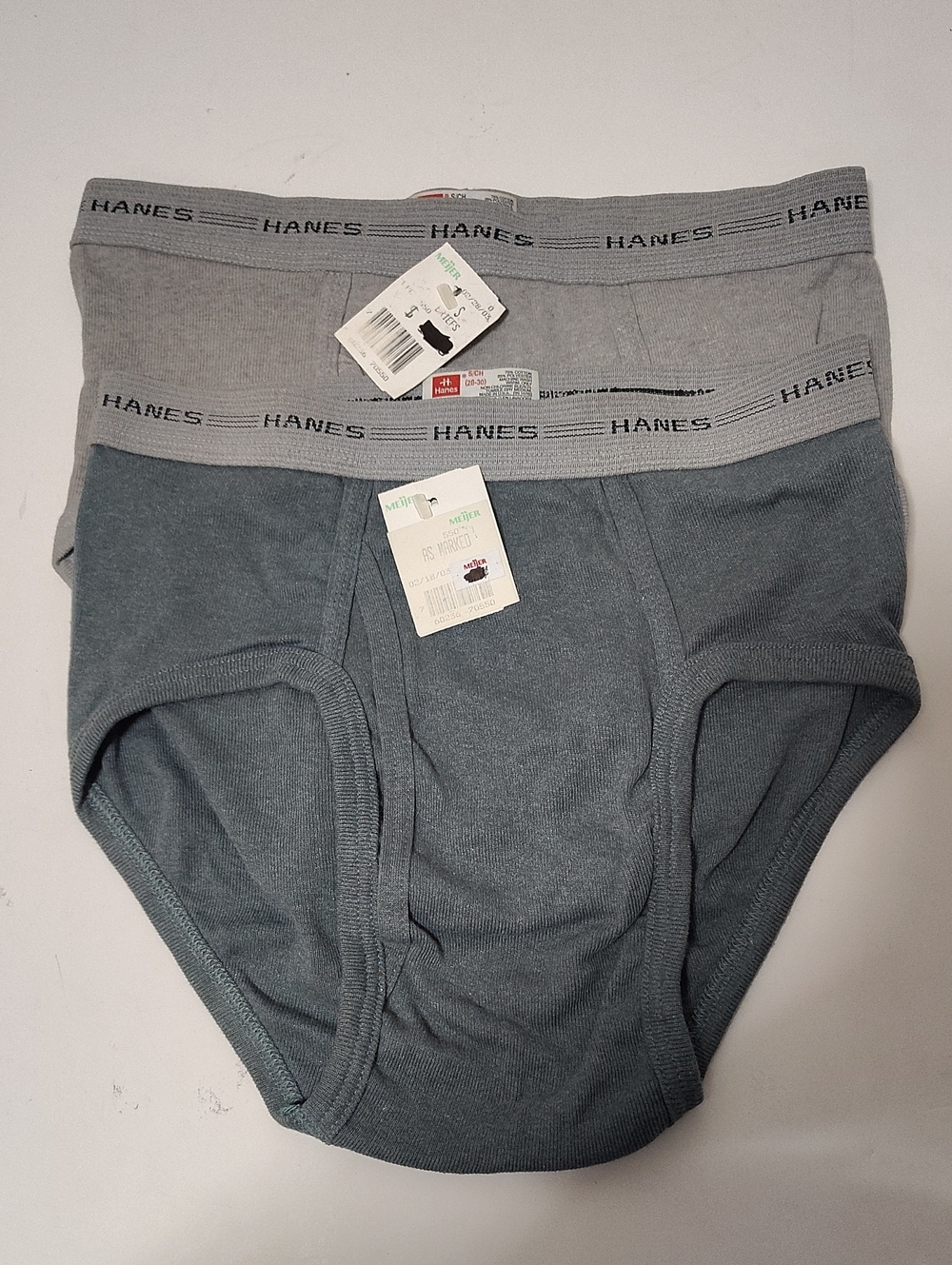 Vintage 2003  Hanes Men's Briefs Underwear - 2 Pack - Size S 28-30